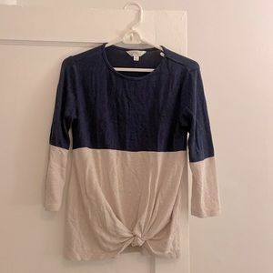 3/4 length long sleeve shirt